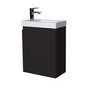 Meuble lave-mains LISA + robinet noir