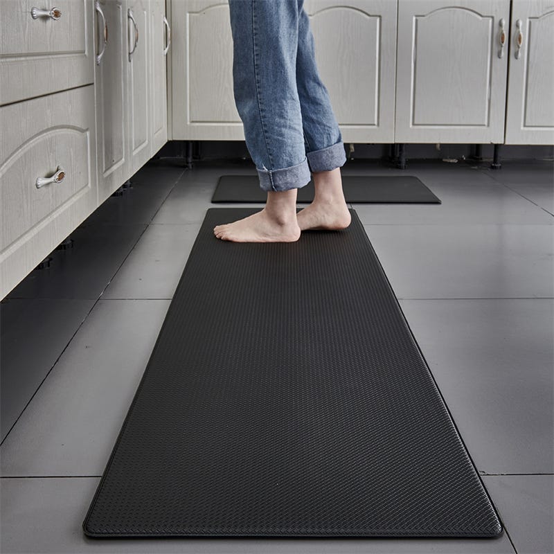 JEFFEL Lot de 2 tapis de cuisine antidérapants et lavables, anti JEFFEL Lot de 2 tapis de cuisine antidérapants et lavables, anti