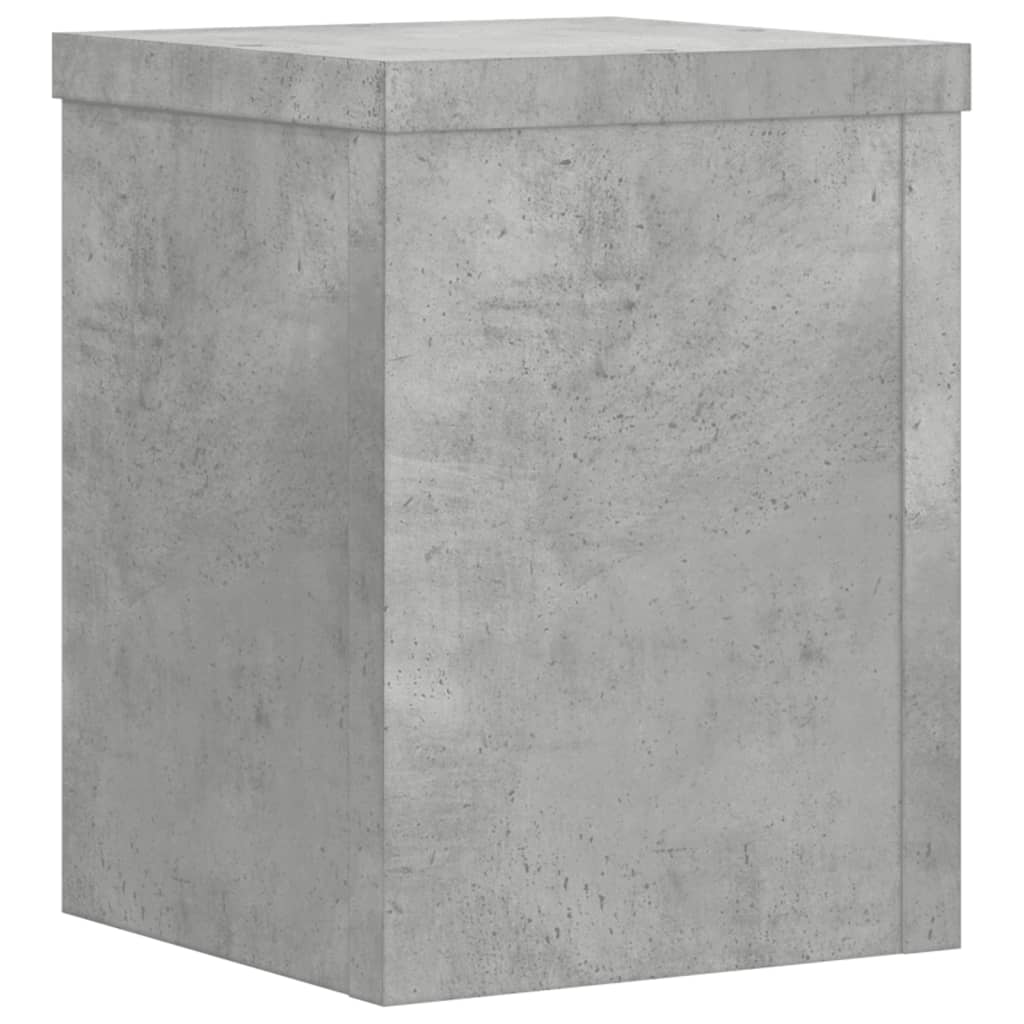 Supports pour plantes, 2 pièces, gris béton, 15 x 15 x 20 cm - 3