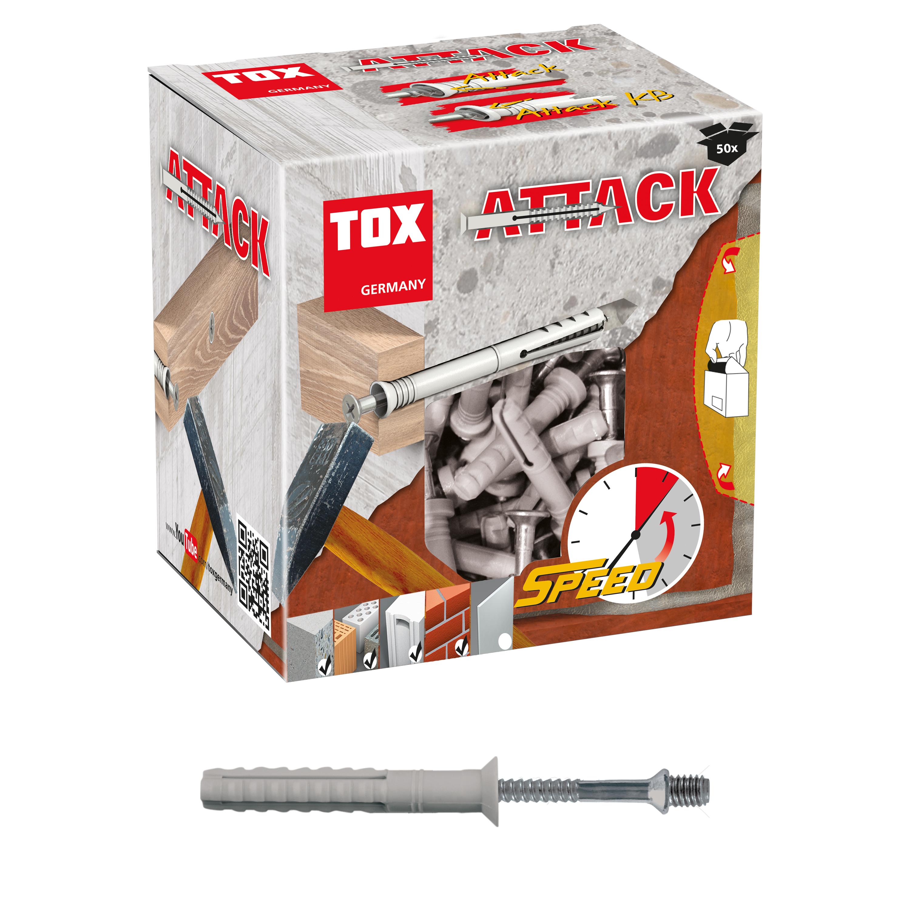 Deckennagel Top Tox 6x35 mm, 100 Stück