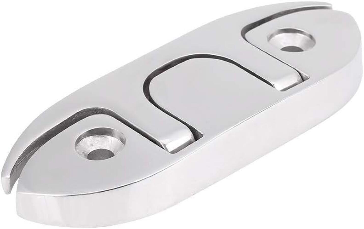 Taquet bateau inox pliant 4-1/2