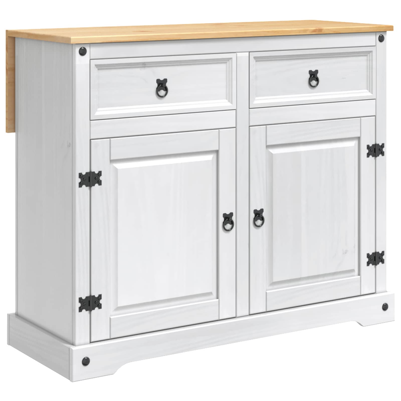 Ensemble Cuisine Îlot Corona 3 pcs Blanc et Cire de Miel - 4