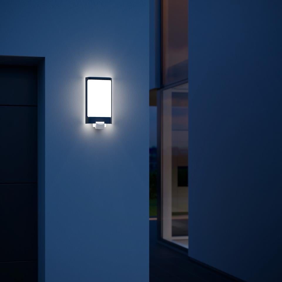 Luce LED integrata per esterni 946 lm con sensore STEINEL L 240 S in acciaio inox - 2
