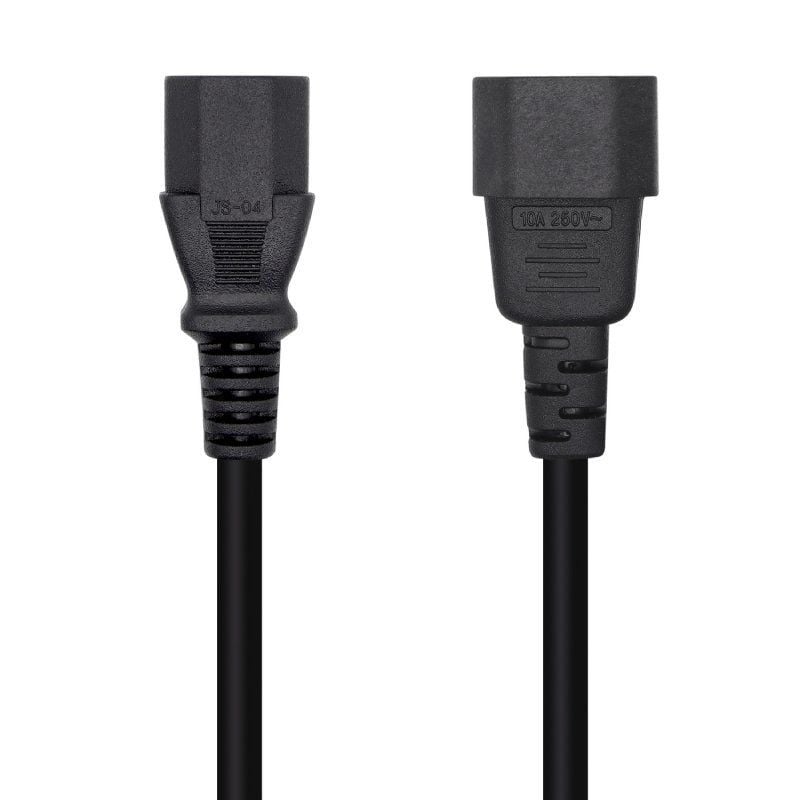 Aisens Cable Alimentación A132-0532/ Iec C13 Hembra, Iec C14 Macho/ 10M/ Negro , Leroy Merlin