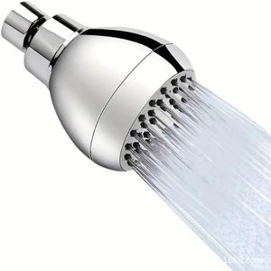 Soffione Doccia Fisso Ad Alta Pressione WarmSpray – 5 Impostazioni Con Giunto Orientabile 360° – ABS Cromato 10,2 Cm