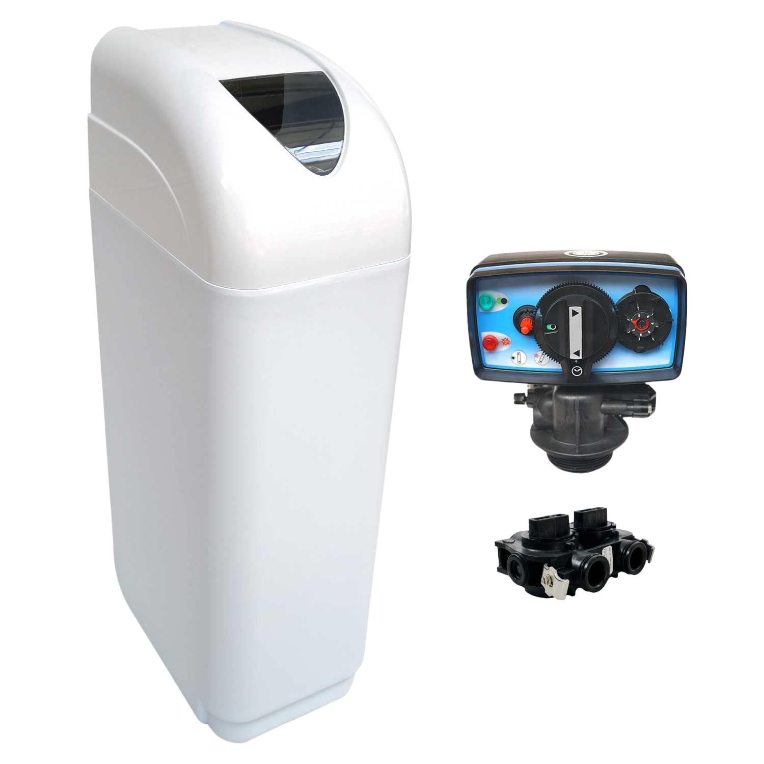 Adoucisseur D'eau Bi Bloc 30l Fleck 5600 Chronométrique Mécanique Complet Avec A
