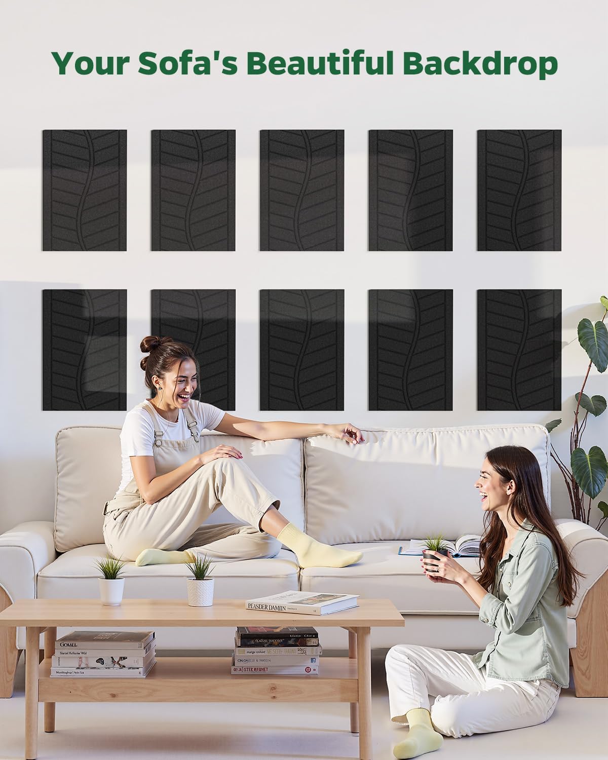 24 szt. dekoracyjnych paneli akustycznych, kreatywny, rzeźbiony wzór 3D,łatwe do przyklejenia i odklejenia, pochłaniające dźwięk do drzwi, 30 x 40 cm - 6