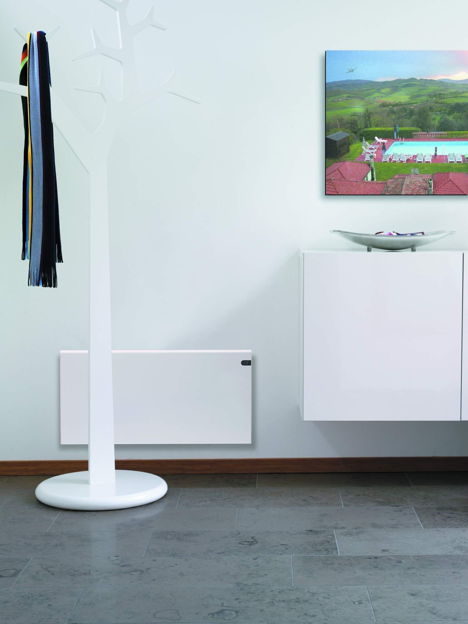 Radiateur électrique ADAX - Blanc - 2000 W - 139,4 x 37 x 9 cm - Neo Basic NP20 KDT - 6