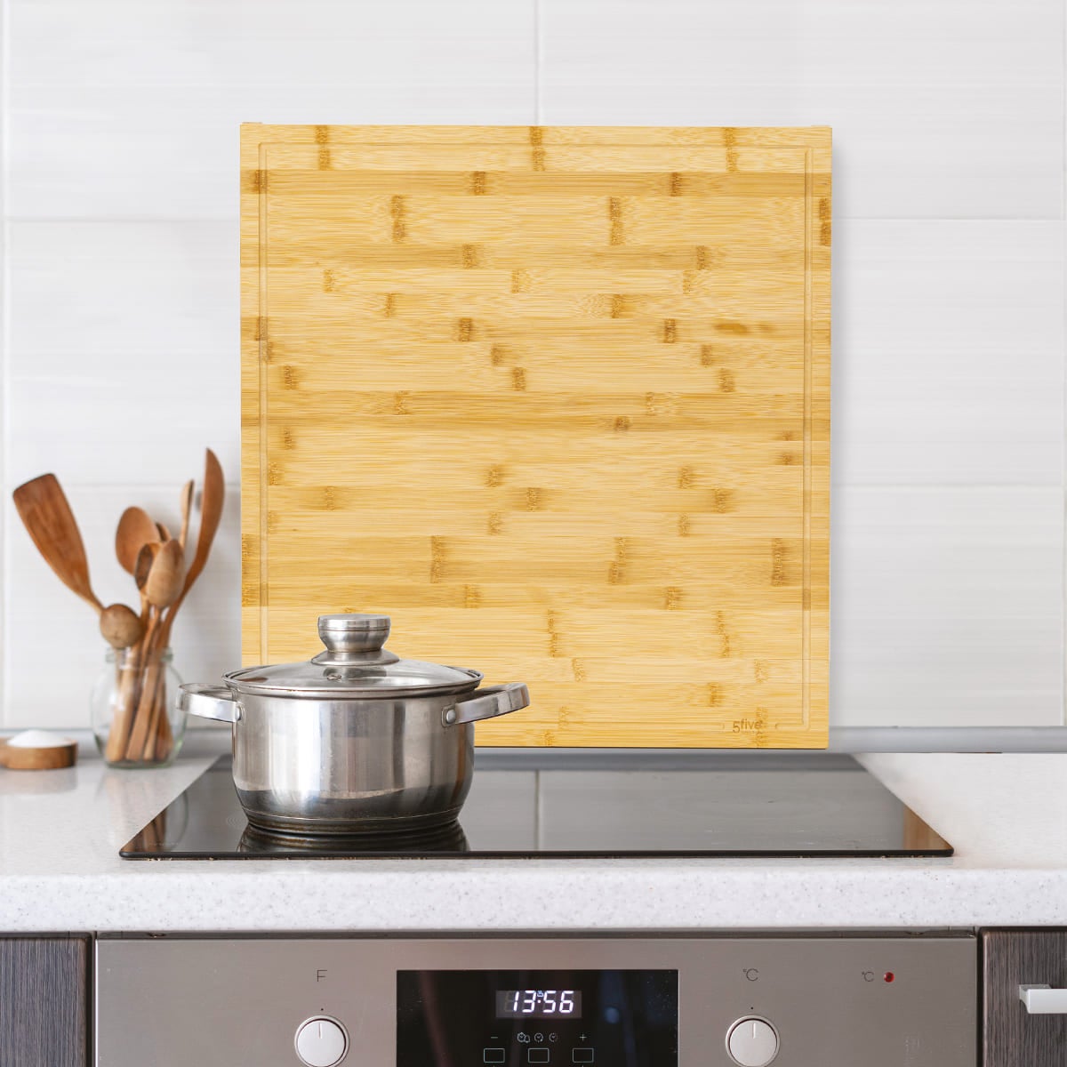 Cache plaque bambou 58*52cm - 5five - 8