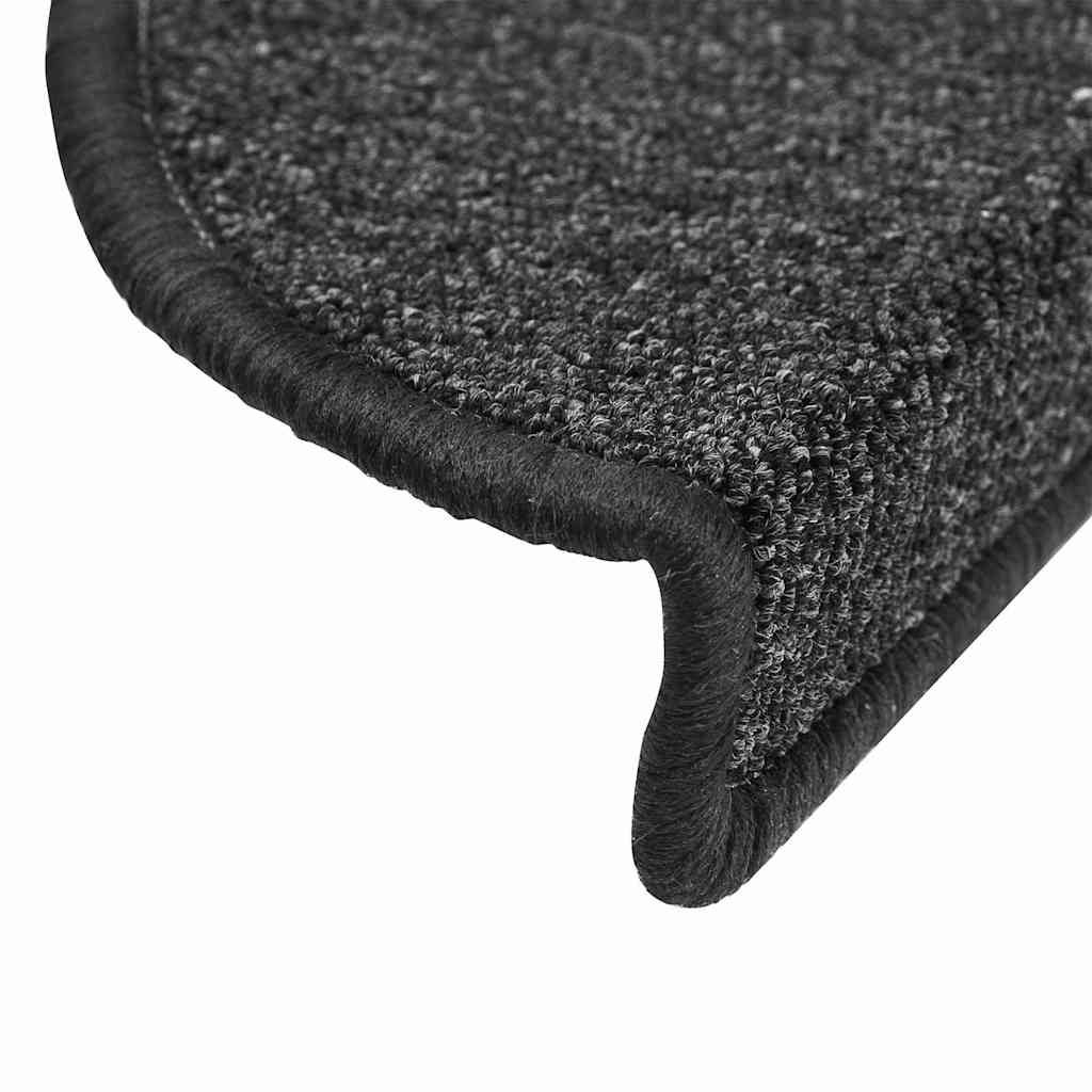 Tapis d'escalier 20 pcs | Paillasson d'escalier | Tapis de marche anthracite 56x17x3 cm CFW938149 - 6