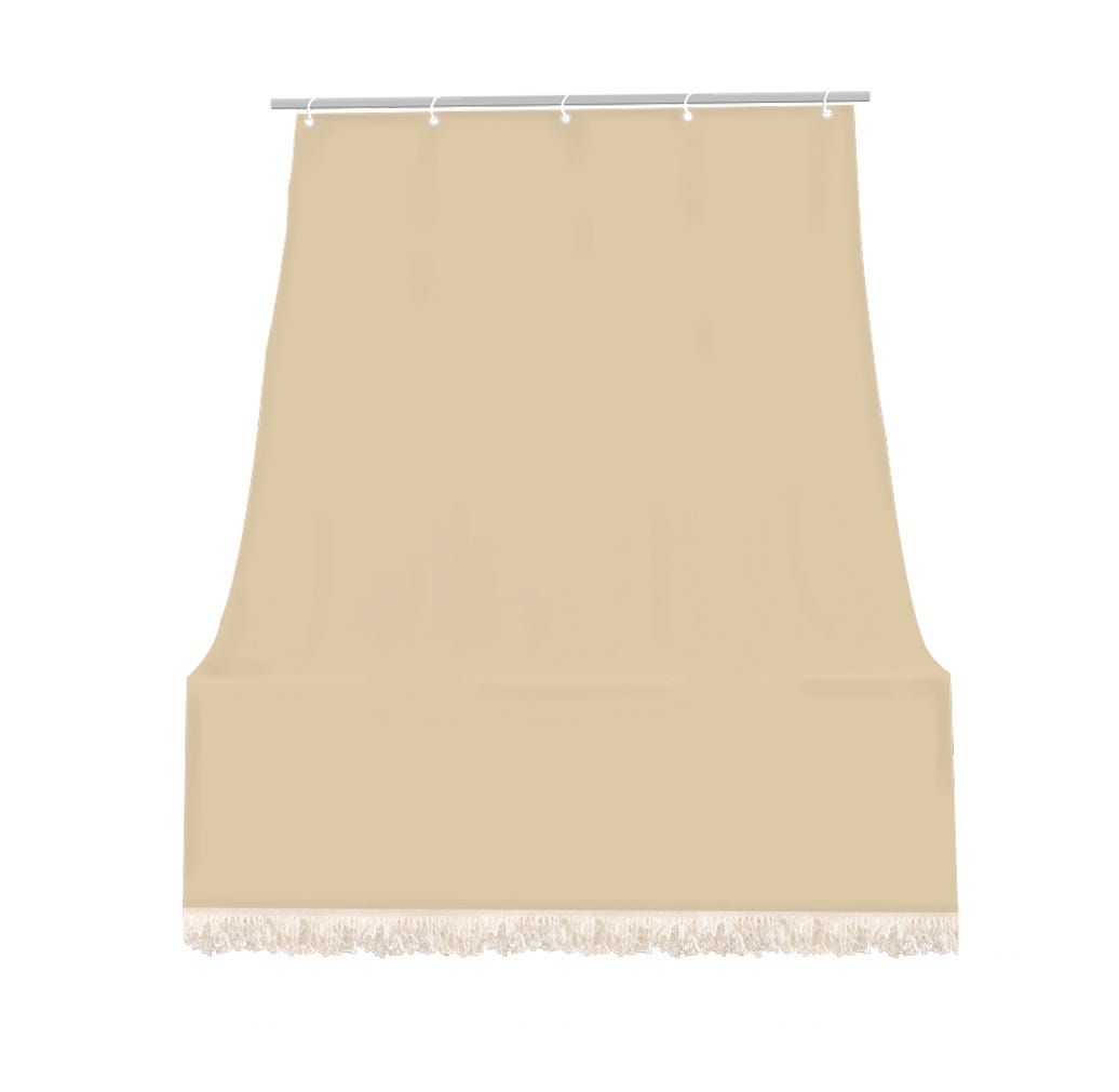 Tenda da sole tessuto resistente per balcone con anelli lavabile a