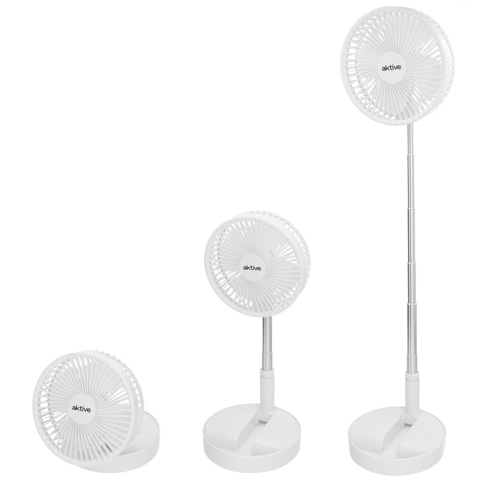 Aktive Ventilador Inalámbrico De Pie Plegable 4 Velocidades C/Usb , Leroy Merlin