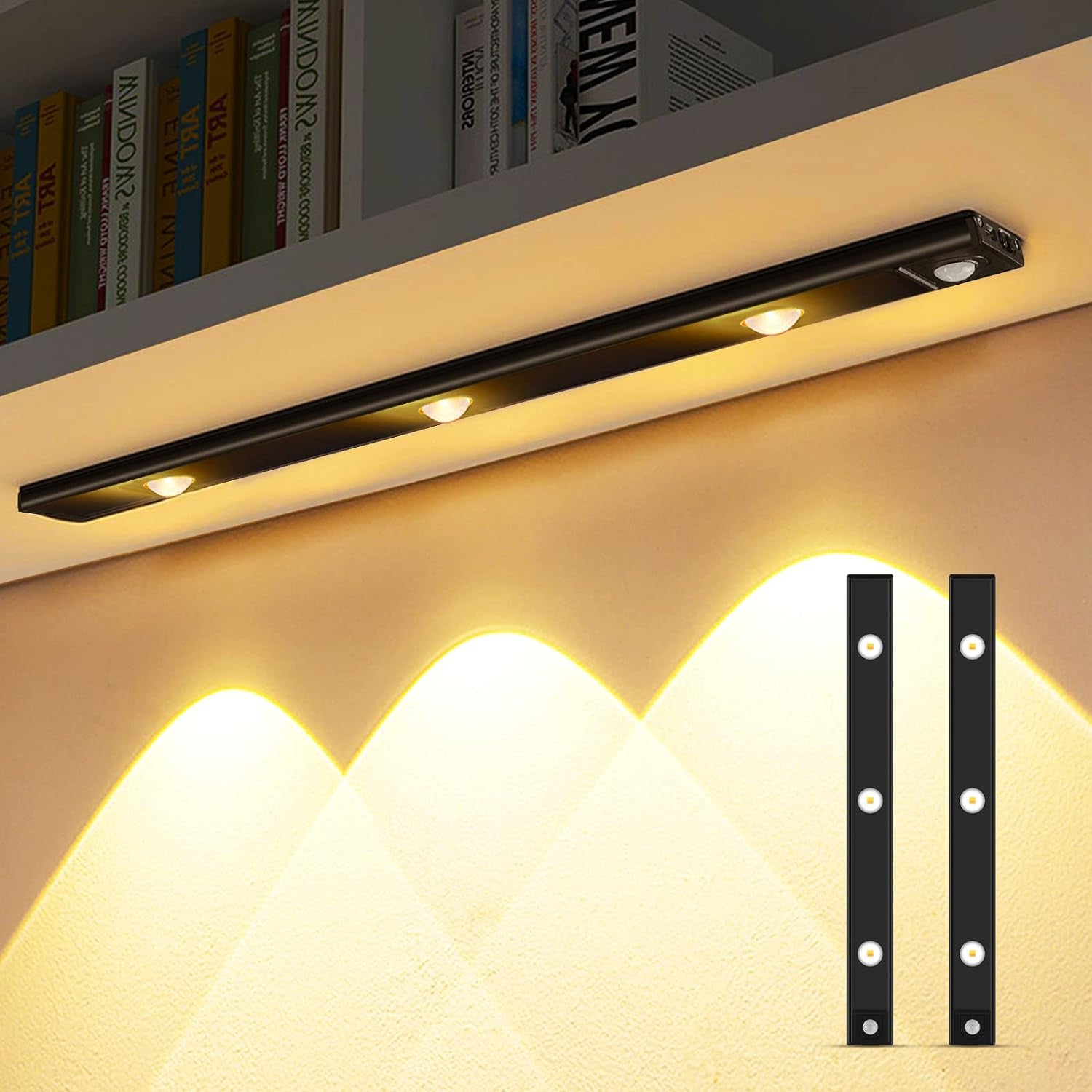 PrimeHome Éclairage d'armoire avec détecteur de mouvement LED - Éclairage de cuisine