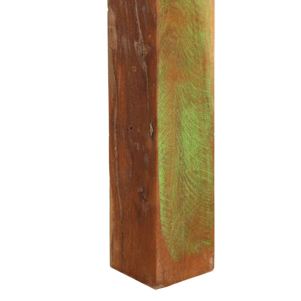 Table basse 100x55x40 bois de récupération massif - 6