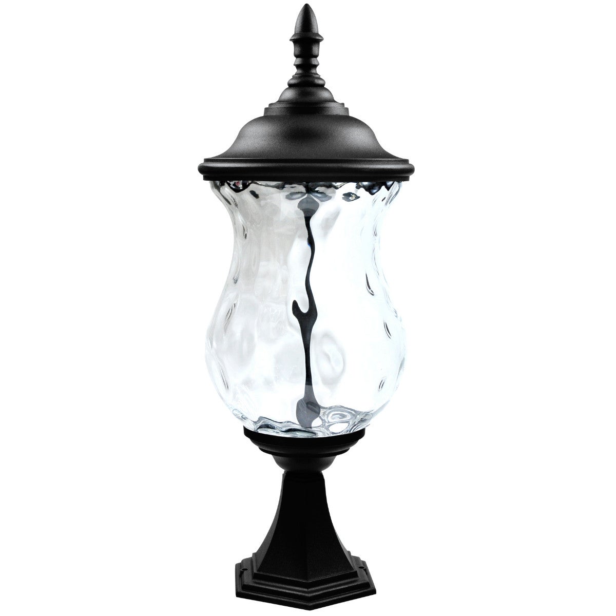 Lampa ogrodowa stojąca Marsylia czarny mat LED 9W 3000K 370lm IP43 wym: 54,4 x 20 x 20 cm aluminium Polux