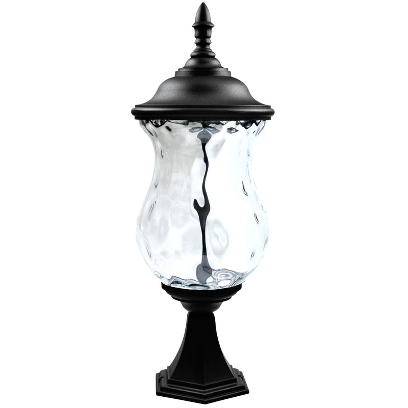 Lampa ogrodowa stojąca Marsylia czarny mat LED 9W 3000K 370lm IP43 wym: 54,4 x 20 x 20 cm aluminium Polux