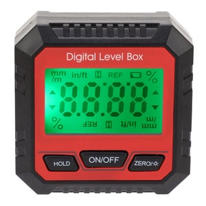 Goniometro digitale con display LCD, mini inclinometro, misuratore di