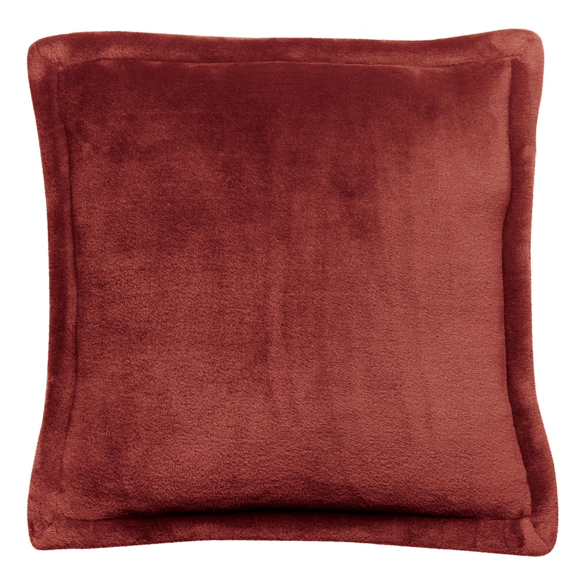 Coussin Carré Tender 50x50 Cm Avec Garnissage - Housse Déhoussable, Doux Et Moelleux - Décoration Cosy Pour Canapé, Lit, Voiture