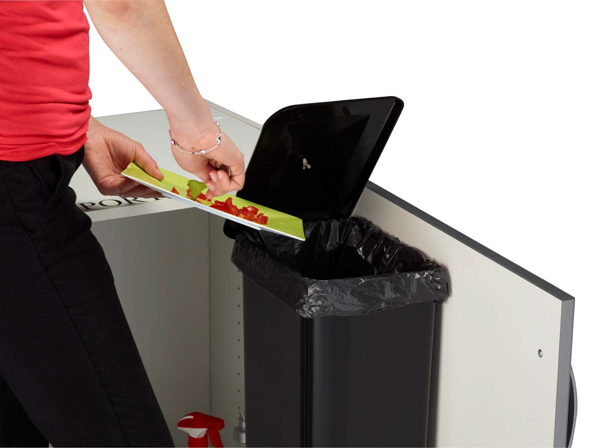 Poubelle intérieur de meuble cuisine 23L Fabriqué en France - PORTASAC ROSSIGNOL - 2