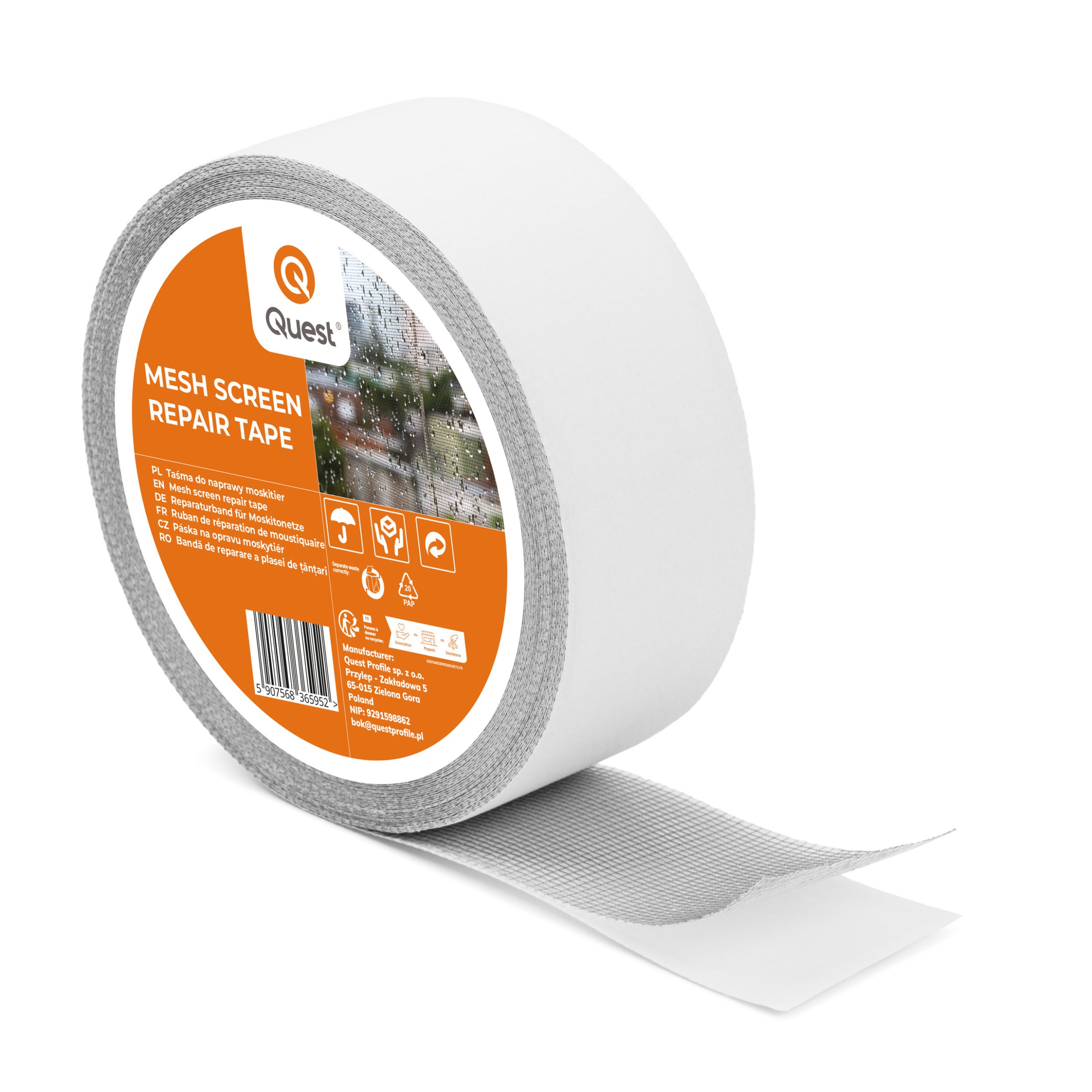 Cinta Reparadora para Mosquitera 50 mm - Kit de Reparación de Red Anti ...
