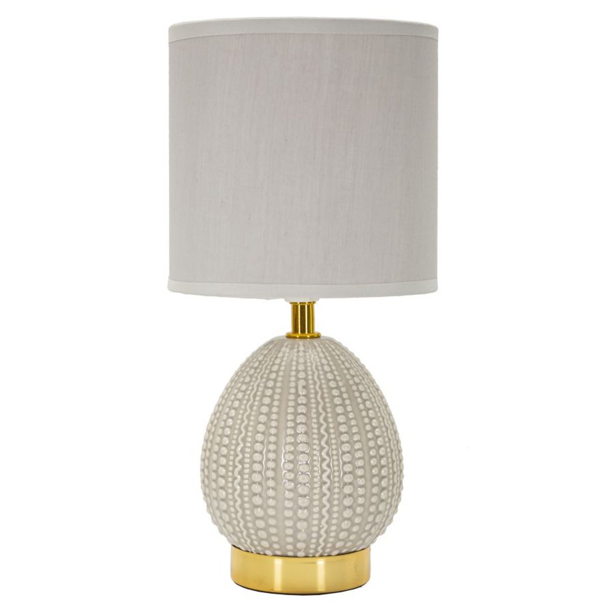 Lampa Stołowa Dnieper, Ceramika, Szary, Seven Design