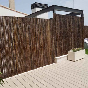Recinzione in canne naturali da giardino, rotolo di recinzione in canne, recinzione in bambù, paravento in bambù for patio, schermi for la privacy del patio, montaggio facile ( Color : W50xH200CM(1.6x