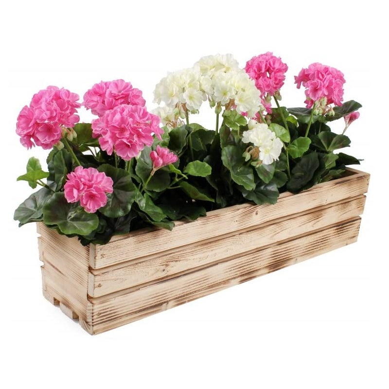 Skrzynka drewniana donica kwiaty zioła 60 osłonka - KOTARBAU