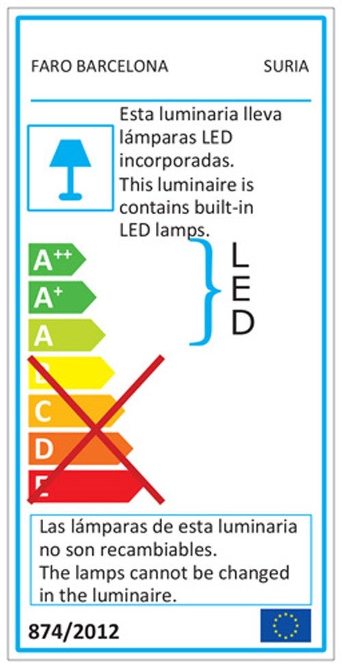 Lampe encastrable SURIA-12 LED - Inox - 12W - 3000K - IP67 - Avec ampoule - 7
