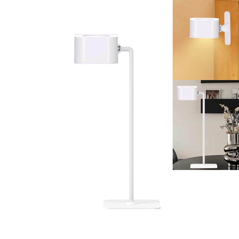Kryształowa lampa stołowa, lampa stołowa z możliwością ładowania, dotykowa lampa stołowa, trójkolorowa lampa stołowa ze ściemnianiem, biała