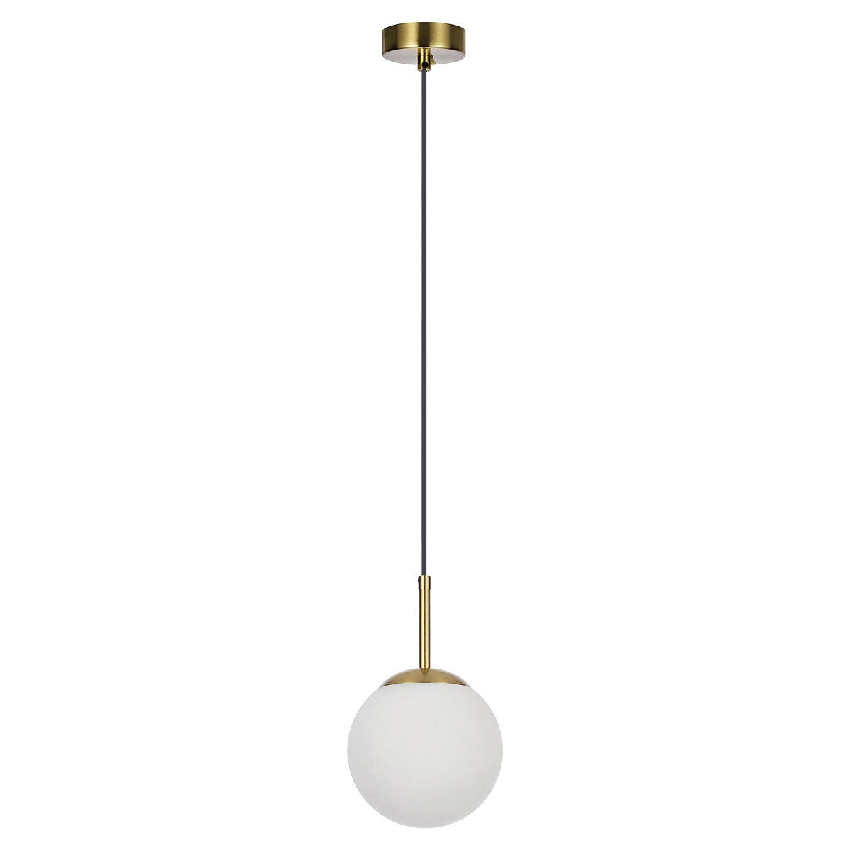Lampa wisząca DORADO złota 1 x E14 x 10W wym: 155 x 15 x 15 cm Light Prestige