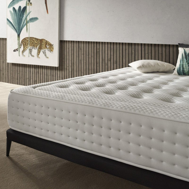 Colchón Visco Muelles Ensacados Natur Premium 120X190 IKON SLEEP 31 cm firmeza media-alta 5 cm visco gel - 4
