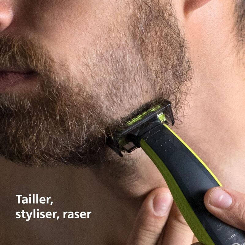 Lames de rechange pour rasoirs/tondeuses électriques, compatibles avec OneBlade, pour tailler, coiffer et raser, paquet de 5. - 4