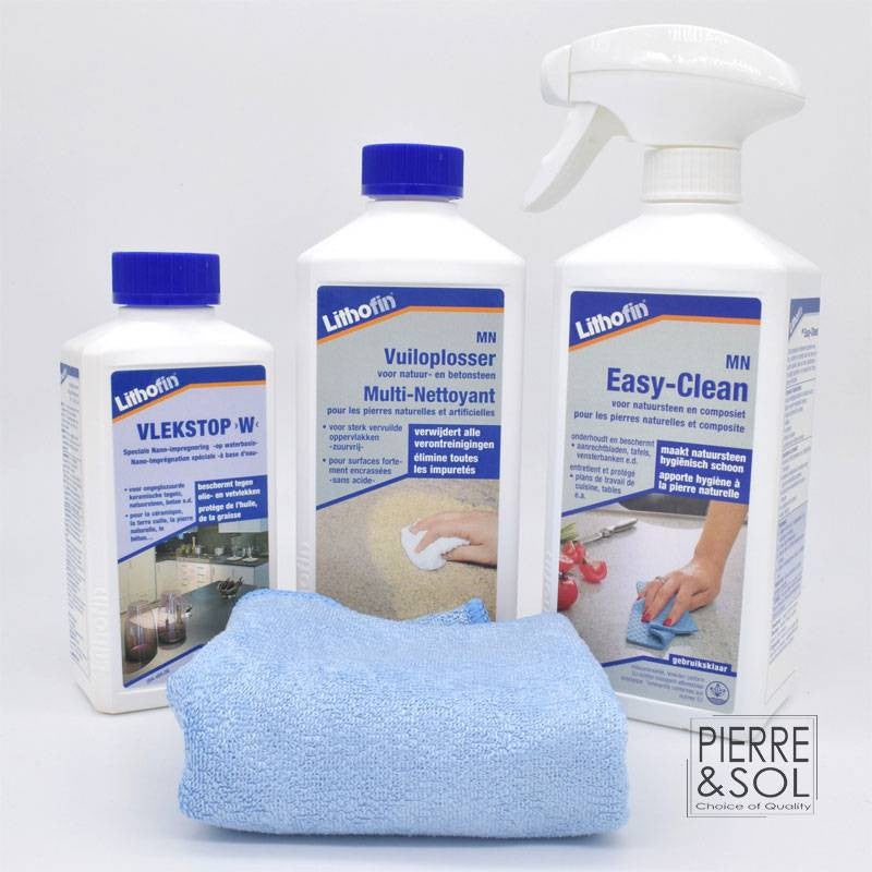 Nettoyant Pierre Naturelle Cleanprince 5L - Pour Marbre, Granit, Grès - Brillant Sans Traces