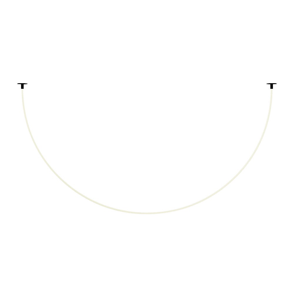 Lampa wisząca Tau czarna LED 40W 3000K 2200lm akryl Maytoni