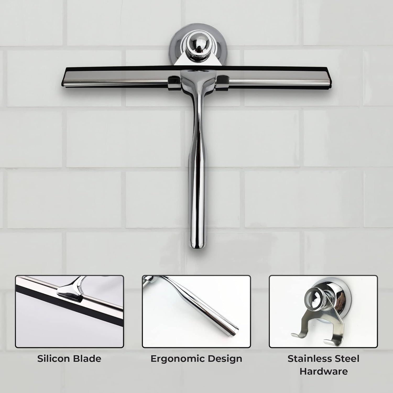 Prendi Il Supporto Per Doccia A Mano Quadrato Cromato - ROCA | Leroy Merlin - Foto 7