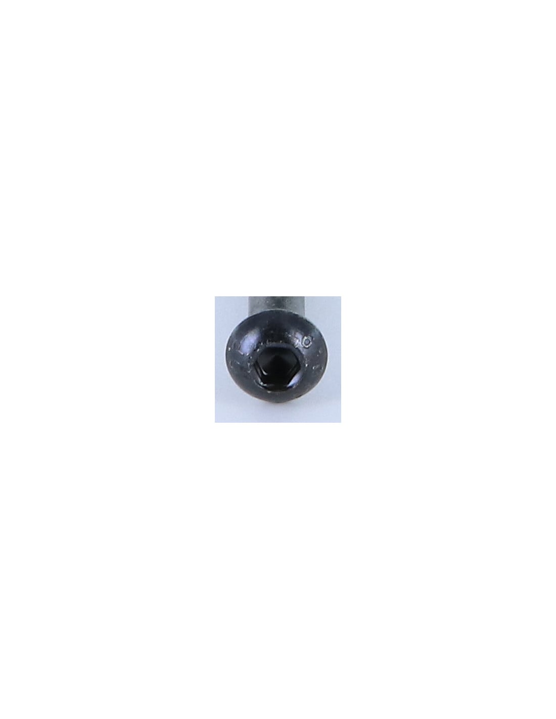 Vis métaux BHC (Tête Bombée Hexagonal creux) M5X35 Filetage partiel Classe 10.9 Clé de 3 HC3 Acier zingué noir-1 pièce - 5