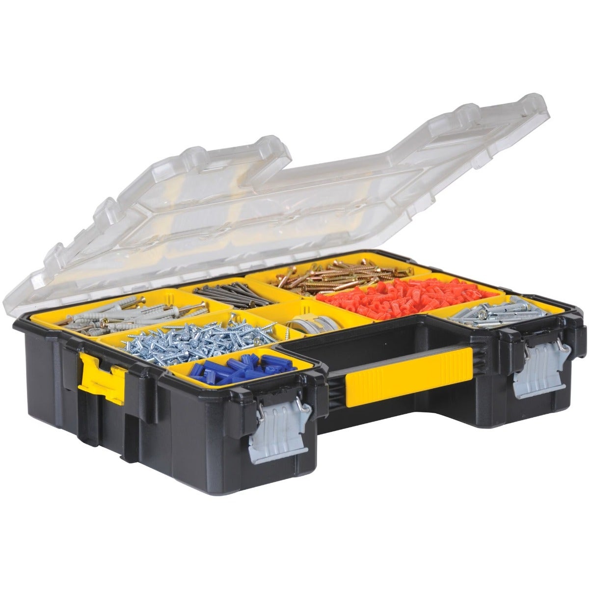 Stanley 1-97-518 boite à outils Boîte pour petites pièces Plastique Noir, Transparent, Jaune - 6