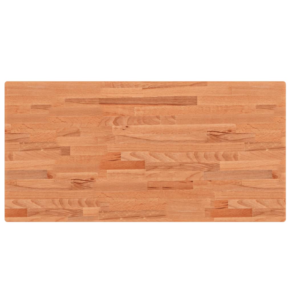 Maison Exclusive - Ripiano a Parete per Lavabo in Acciaio e Massello di Faggio - 8