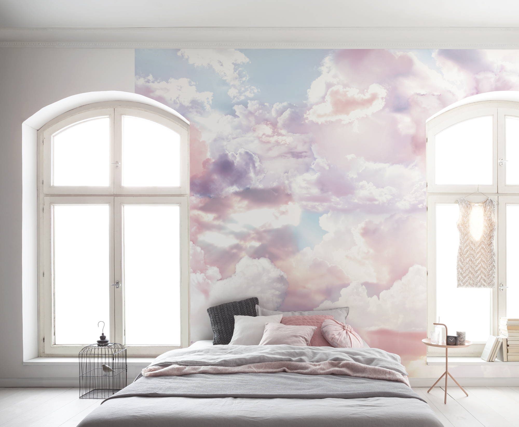 Fototapeta chmury różowymIniebieskim - 300 x 250 cm - SANDERS &amp; SANDERS