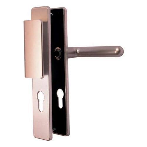 Ensemble de poignées de porte sur plaque blindé EA170 LAURA à fouillot - ASSA ABLOY VACHETTE Ensemble de poignées de porte sur plaque blindé EA170 LAURA à fouillot - ASSA ABLOY VACHETTE