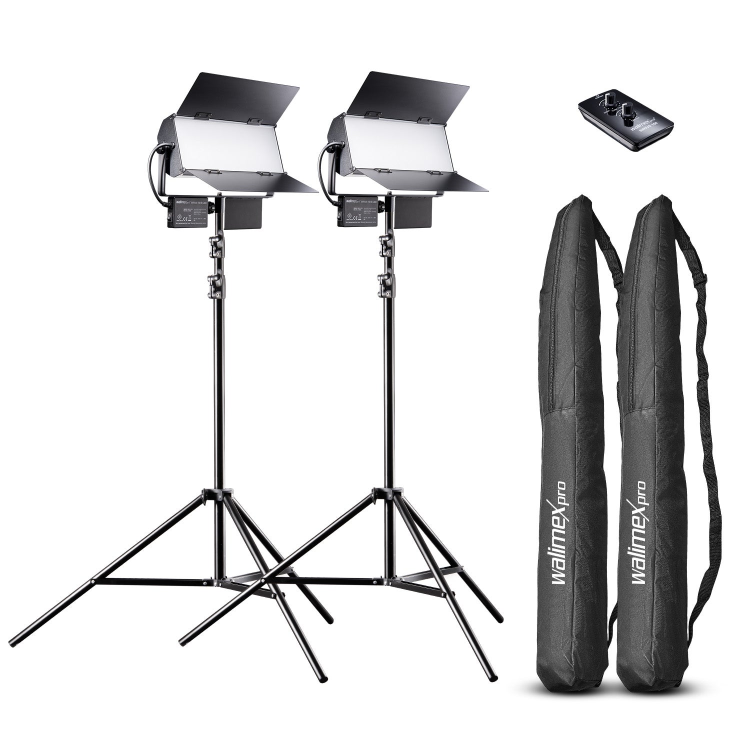 Set LED Sirius 160 Bi-Color avec trépied et télécommande, panneau LED ...