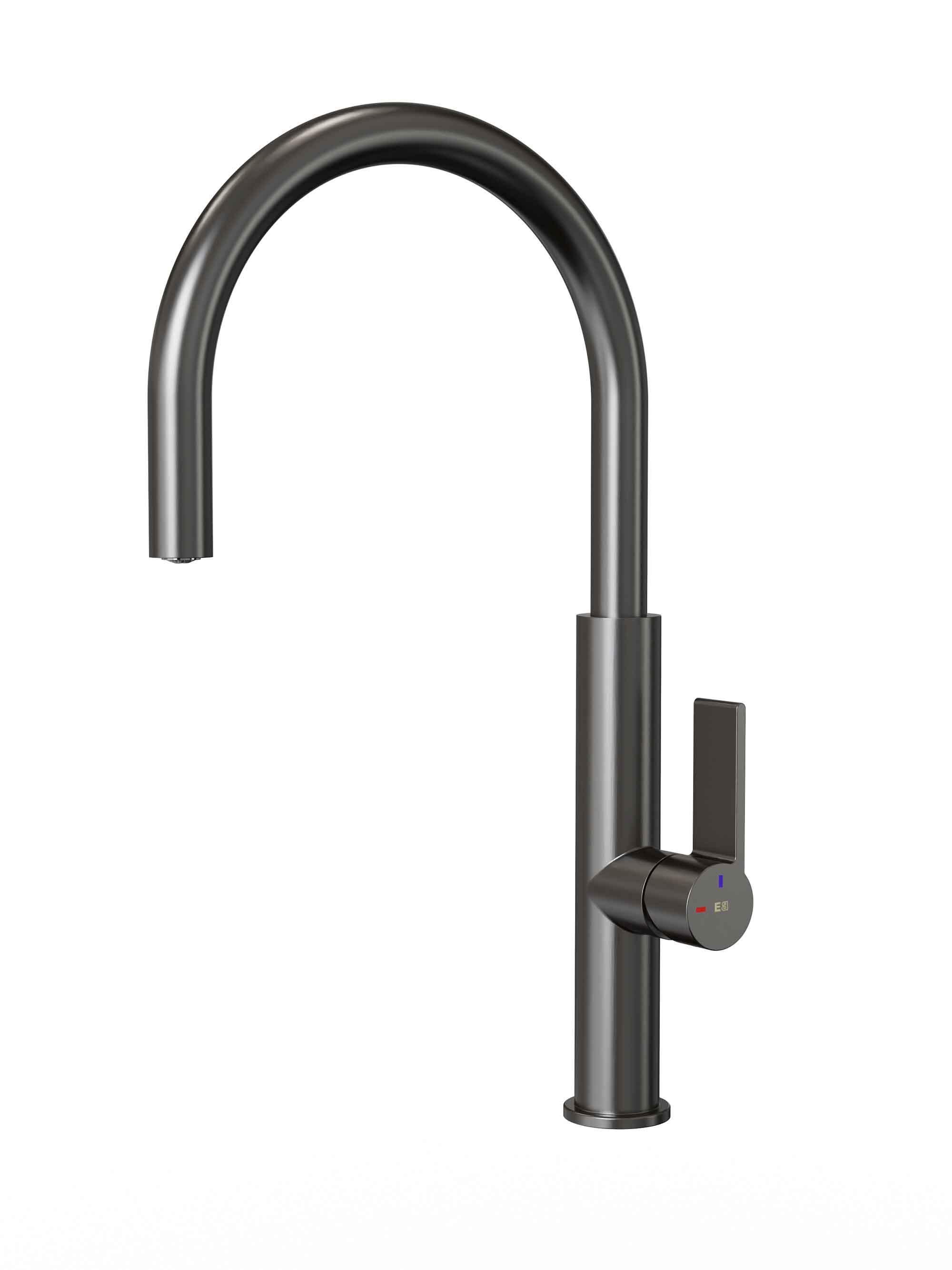 Bateria kuchenna ESSEBAGNO Sifflet w kolorze gun metal