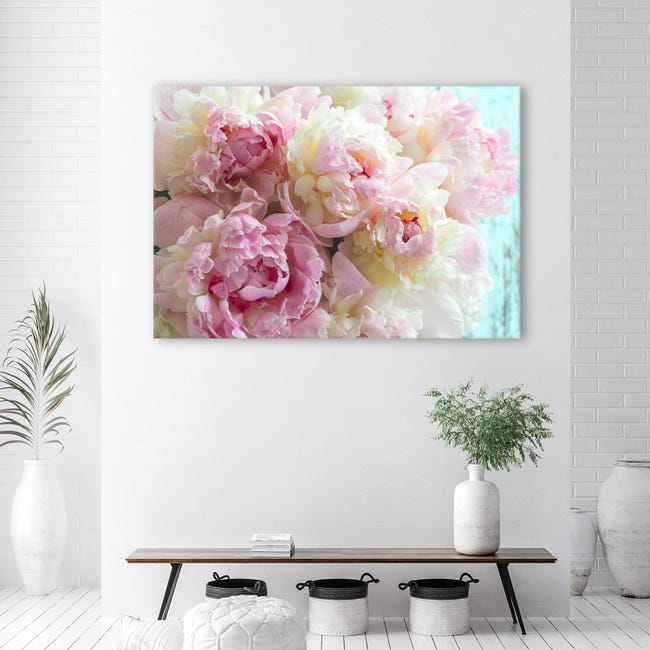 20 Tovaglioli Di Carta Rosa Peonia 3 Strati | 33x33 Cm, Fiori Pentecoste, Ecologici E Delicati, Made In Europe
