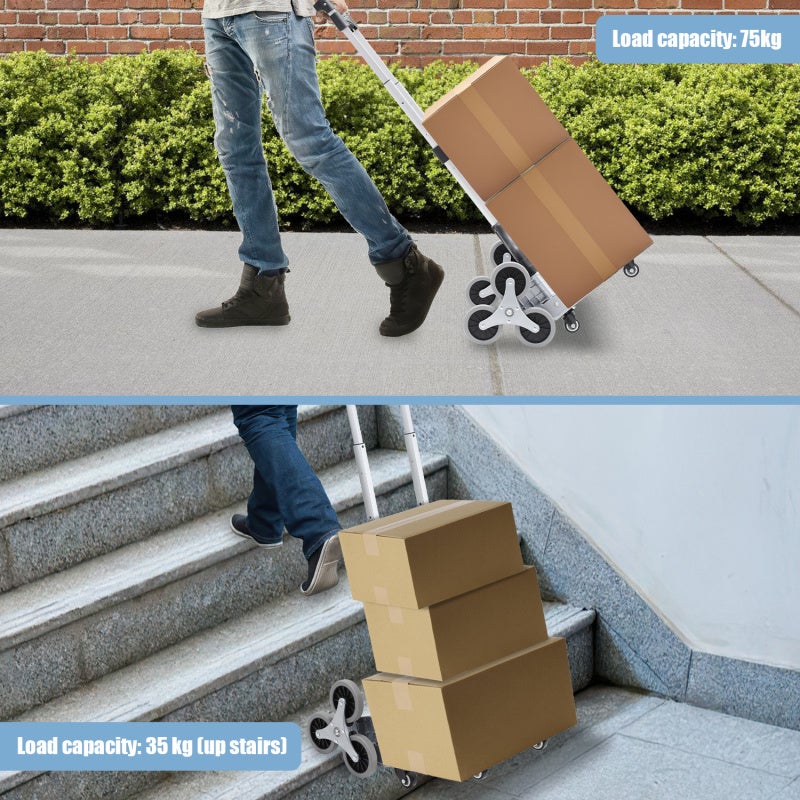 Diable monte-escalier acier Charge max: 70 kg - 5