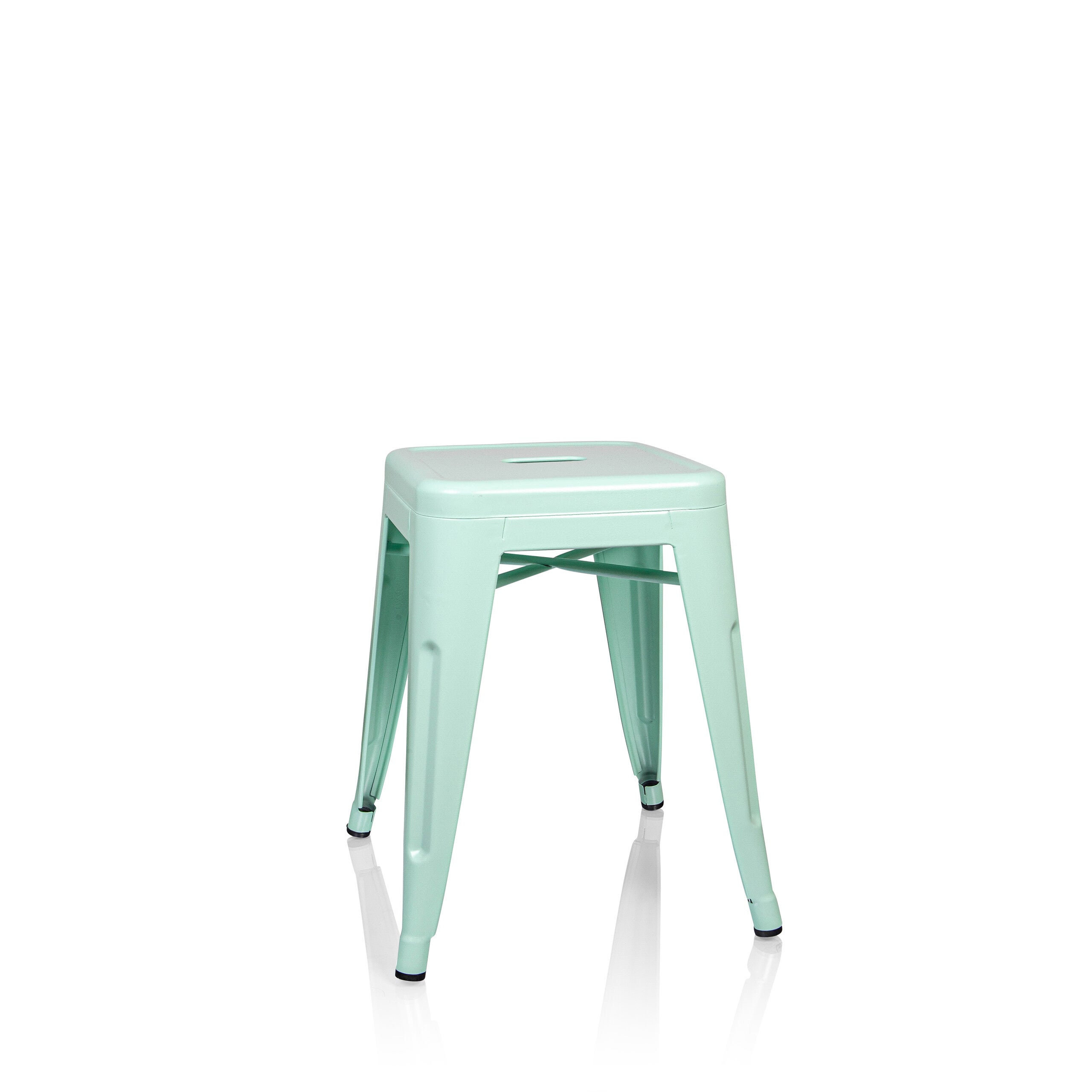 Stołek bistro VANTAGGIO matowa pastelowa zieleń hjh OFFICE