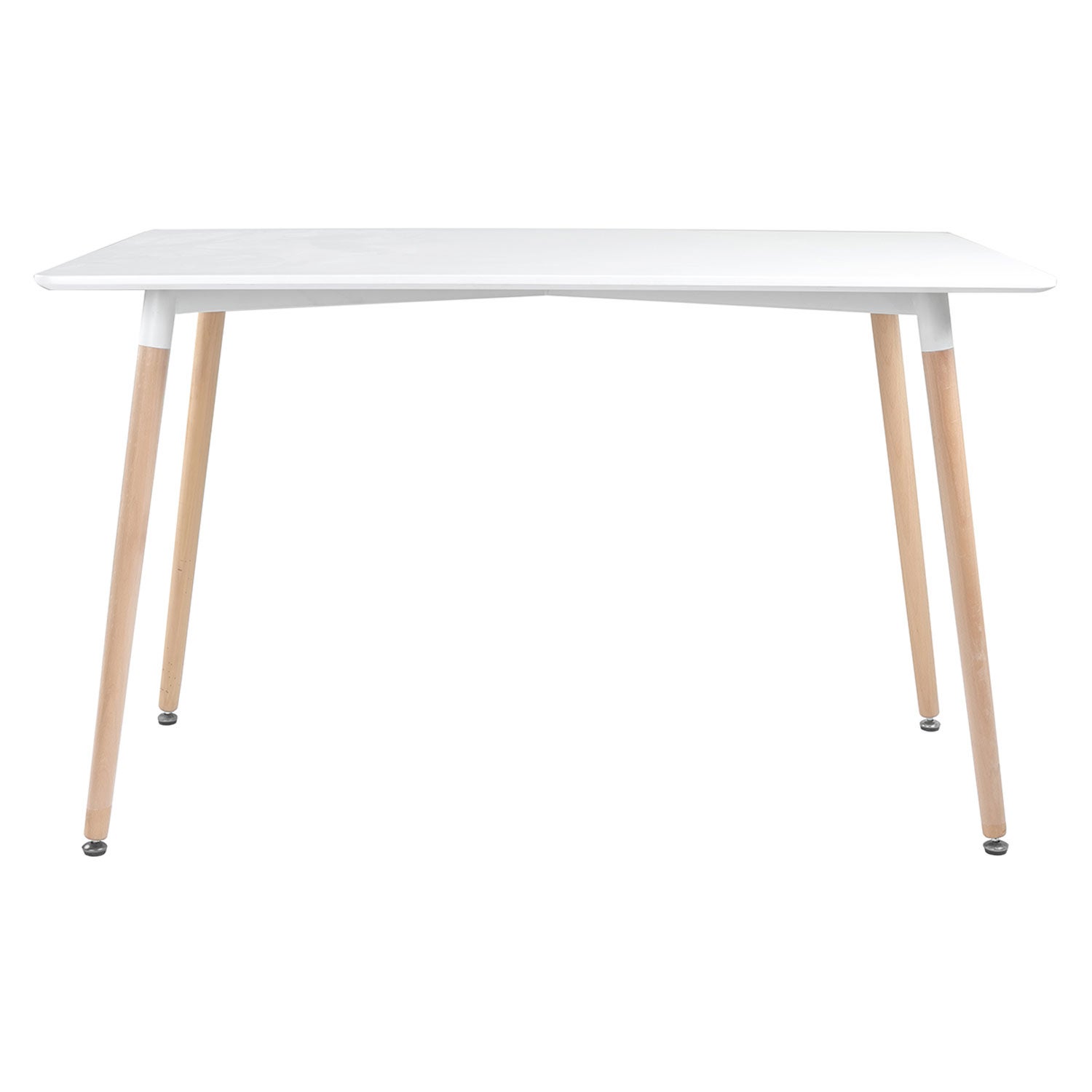 Table rectangulaire 120 × 70cm blanche PIA - 2