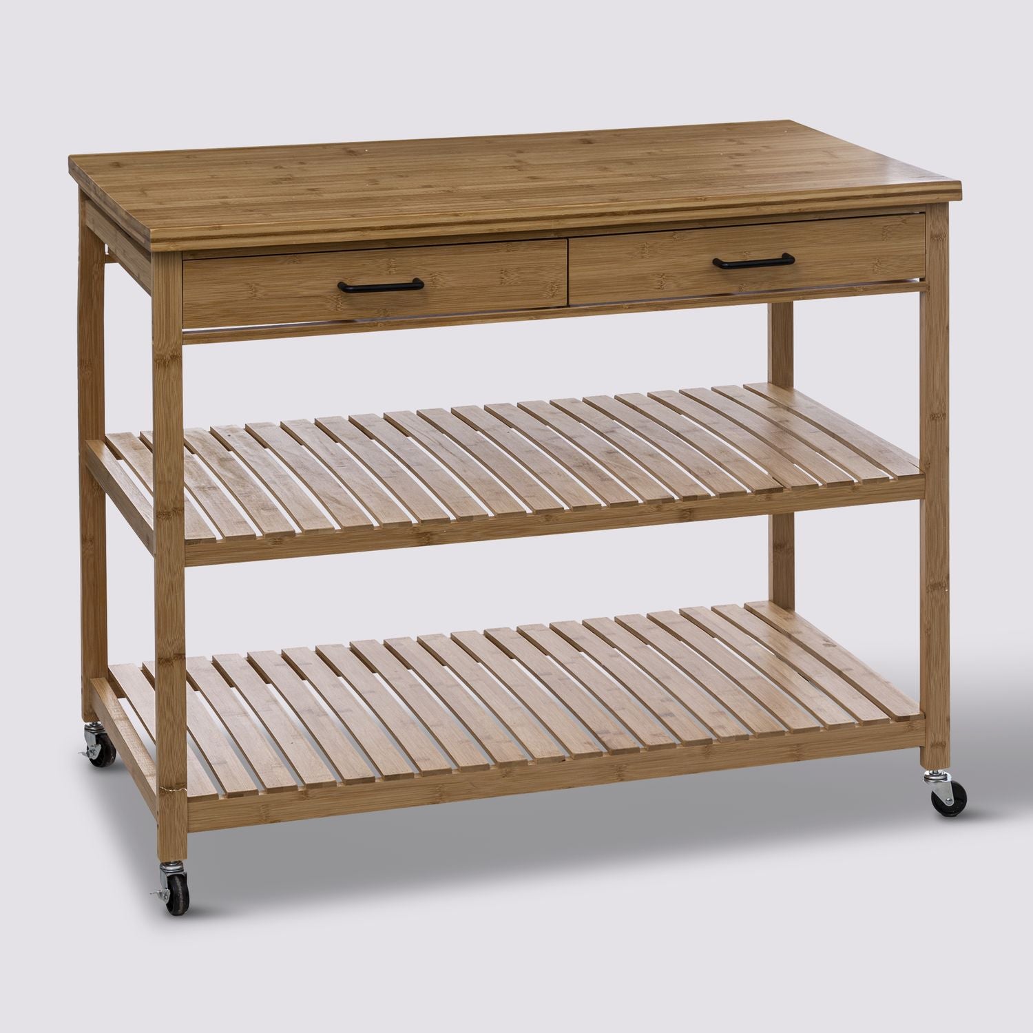 Ilot 2 tiroirs/2 niveaux 