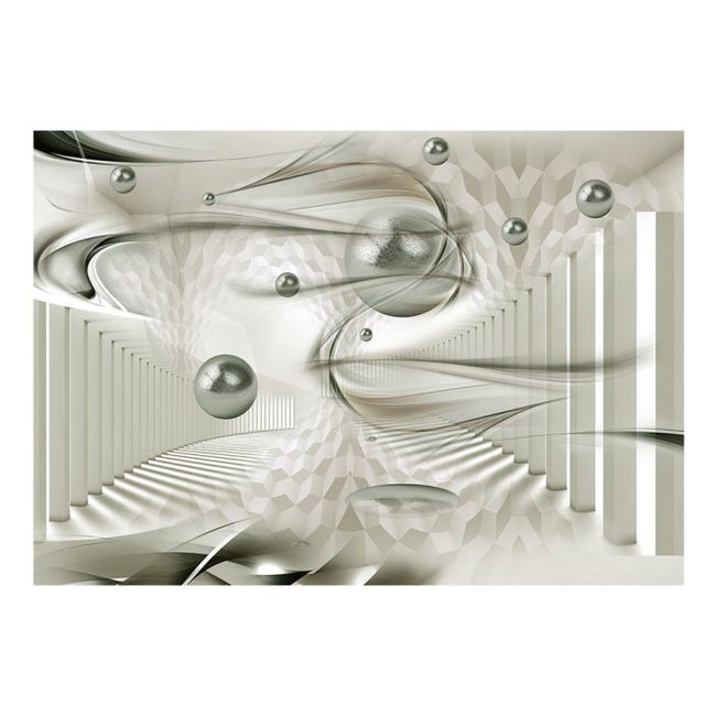 Carta Da Parati Argento Alfabeto Completo 3d Con I Numeri - Foto 8