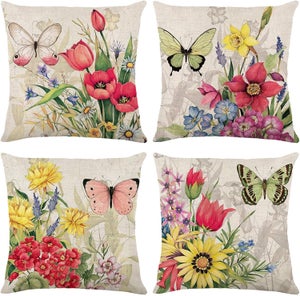 Lot De 2 Housses De Coussin 40x40cm – Motif Blackpink Star Moderne – Déco Canapé, Chambre, Jardin