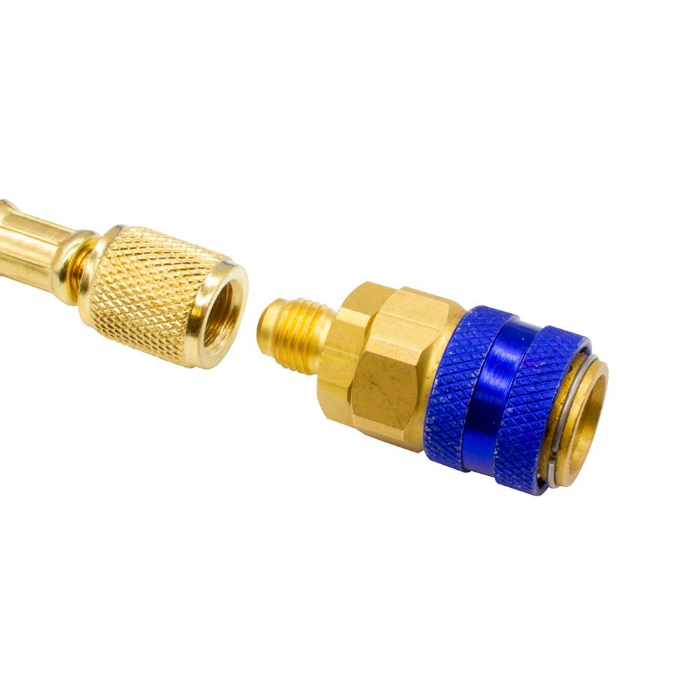 Gaz réfrigérant Ralerfresh RF pour climatisation, substitut du R12 et du R134A, plus un manomètre avec tuyau et connecteur. - 5